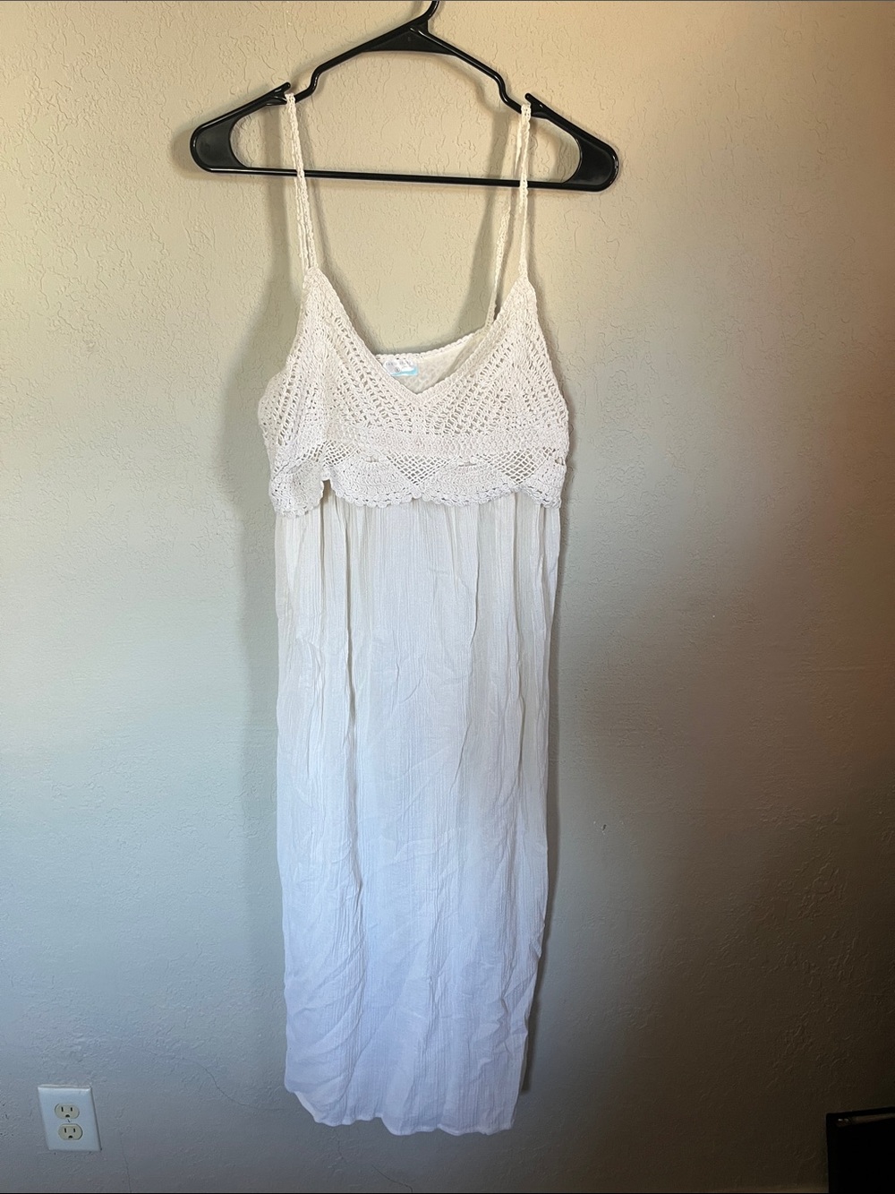 Altar'd State White Crochet Bodice Swim Coverup
